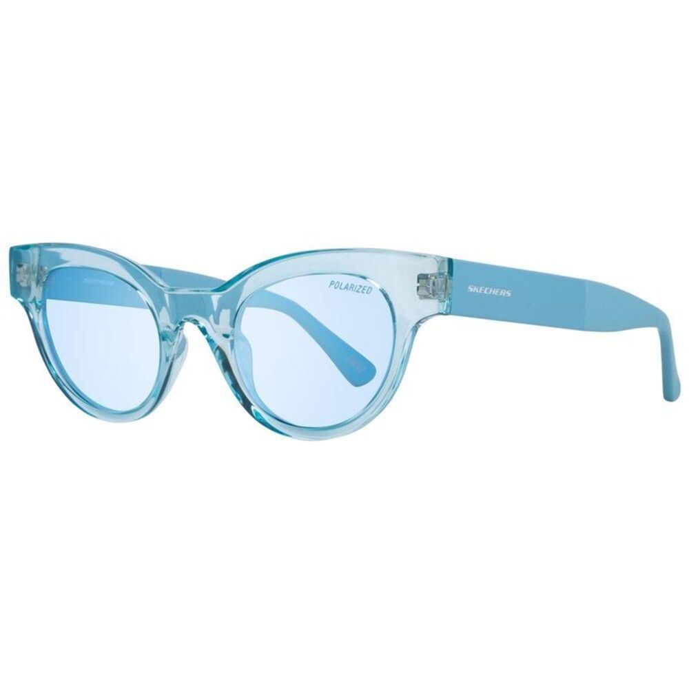 SKECHERS Plastic Sunglasses with UV Protection Women Blue